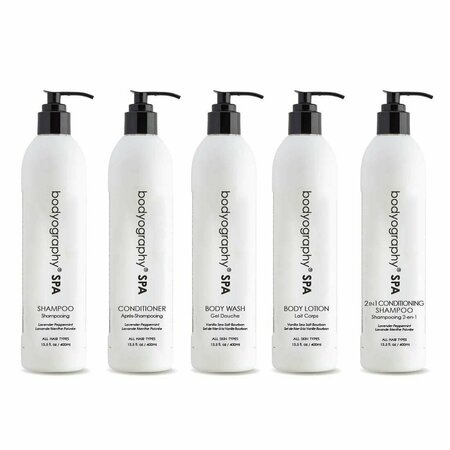 BODYOGRAPHY Spa AFLOAT Series 2in1 Conditioning Shampoo 13.5 fl oz, 20PK HA-BSPAP-008